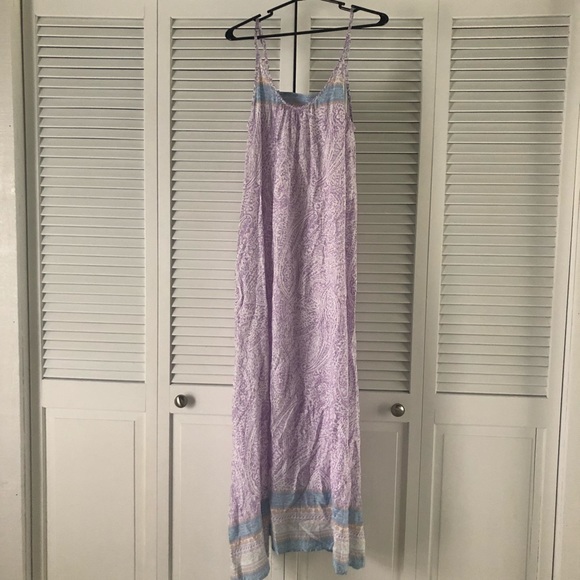 TOBI purple patterned maxi dress - Picture 2 of 5